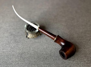 Pipa de Fumar de Madera Premium Hecha a Mano, Pipa de Tabaco Rústica Vintage, Pieza Coleccionable de Madera, Pipa de Fumar de Madera de Lujo - Product Image 6