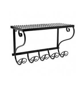 Gancho de Pared de Hierro con Recubrimiento en Polvo, Gancho Decorativo Vintage para Colgar Abrigos, para Baño, Cocina, Entrada, Almacenamiento - Product Image 4
