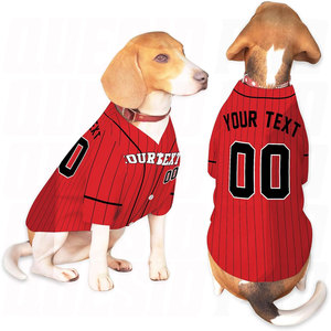 Personalized Blue White Dog <b>Baseball</b> Jersey Custom Pet Name Team Number Shirt Cute Cat Dog Sports Outfit Pet Costume Apparel - Product Image 1