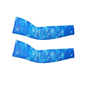En gros Manchons de bras de cyclisme rafraîchissants en soie glacée pour hommes, avec logo personnalisé imprimé, pour sports de plein air, style camouflage, lot - Product Image 5