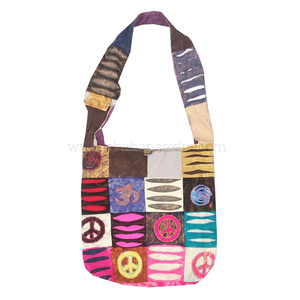 Handmade Patchwork <b>Hippie</b> <b>Bag</b> Boho Ethnic Shoulder Tote Messenger <b>Bag</b> Cotton <b>Hippie</b> Crossbody <b>Bag</b> From India - Product Image 1