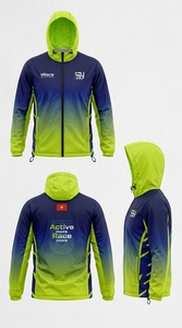 <b>Lightweight</b> Autumn Windbreaker <b>Jacket</b> Breathable Quick Dry Polyester/Cotton Custom Logo Support for <b>Running</b> Outdoor Activities - Product Image 4