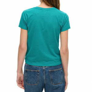 Camisetas de Algodón Extra Grandes con Estampado Puff Personalizado, Camisetas Casuales de Manga Corta Unisex Americanas con Estampado Personalizado para Mujer, Fitness - Product Image 2