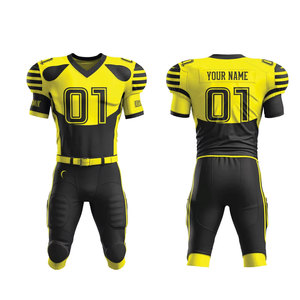 Comfort American Football Uniform Soft Touch Quick Dry Fabric Suitable For <b>Long</b> Hours Training And <b>Match</b> Play - Product Image 1