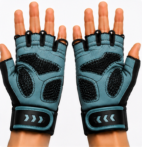 Gants de cyclisme d'été pour hommes et femmes, design perforé rafraîchissant, pour la pratique du vélo en plein air, la course, le fitness, les sports, confortables - Product Image 1