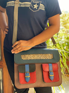 Sacoche en cuir véritable fait à la main, sacoche pour appareil photo et ordinateur portable, vente en gros - Product Image 3