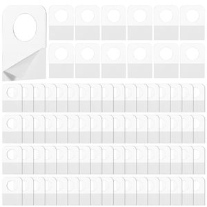 Round Hole Self <b>Adhesive</b> Hanging Tabs Heavy Duty Sticky <b>Adhesive</b> Clear Hang Tabs for Retail Displays - Product Image 6