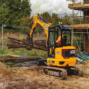 Miniexcavadora Hidráulica JCB 55Z 1 de Servicio Pesado, 47 Puntos, Motor Diésel de 9 HP, Máquina de 5 Toneladas, Gran Profundidad de Excavación - Product Image 6