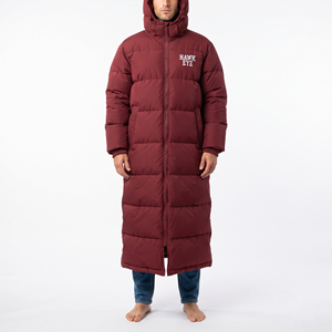 Veste matelassée longue à capuche pour homme de haute qualité, manteau d'hiver épais, chaud, isolé, coupe-vent, vêtements décontractés pour l'extérieur - Product Image 5