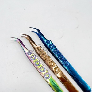 Pinzas Profesionales para Extensión de Pestañas de Acero Inoxidable de Alta Calidad Hechas en Pakistán, Punta Puntiaguda, Probadas a Mano, Óptimas - Product Image 3