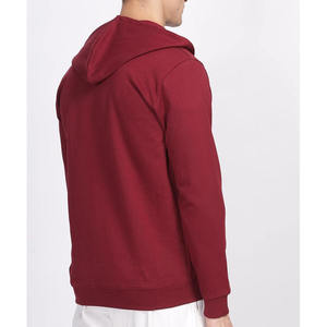 Sudaderas con capucha térmicas extragrandes con cremallera, logotipo personalizado, hombros caídos, 100% algodón, transpirables para hombre, en oferta 2026 - Product Image 5