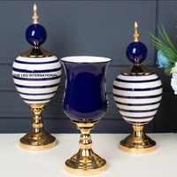 Vente directe usine – Grand vase à gingembre élégant en métal argenté brillant, décoration florale de table au design raffiné
