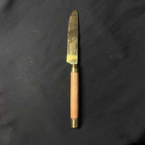 Rose Gold PVD coated Wooden Handle <b>Flatware</b> Set of 4 Cutlery Spoon Fork Knife Perfect Wedding Rental Cutlery Custom Accepted - Product Image 6