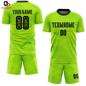 Ropa Deportiva para Hombre, Uniforme de Fútbol, Tejido Transpirable de Secado Rápido, Conjunto de Camiseta y Pantalones Cortos Deportivos, Servicio OEM para Jugar en Cualquier Clima - Product Image 3