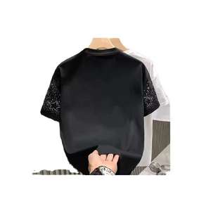 Camisetas Personalizadas de Alta Calidad con Pedrería, Impresión de Logotipo, Manga Corta, Diseño Gráfico, para Fitness, para Hombre - Product Image 3