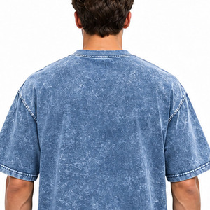 เสื้อยืดคอตตอนผู้ชายทรงคลาสสิค ระบายอากาศได้ดี เหมาะสำหรับใส่ทุกวัน เสื้อยืดพื้นฐาน รับผลิตแบบ OEM ODM ขายส่งจากโรงงาน เสื้อยืดคอตตอนนุ่มสำหรับผู้ชาย - Product Image 6