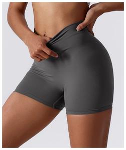 Shorts de yoga extensibles sexy pour femmes avec effet push-up et gainant abdominal, pantalon de fitness moulant pour la course à pied - Product Image 3