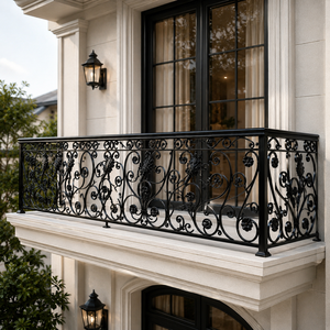 Handcrafted Wrought Iron Balcony Railings for Secure Outdoor Spaces, Luxury Curb Appeal, and Long-Lasting Beauty Today Now All - Product Image 5
