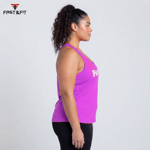 Débardeurs pour femmes de haute qualité, tricotés en 100% coton, sans manches, pour la salle de sport, personnalisés, décontractés, couleur unie, été - Product Image 3