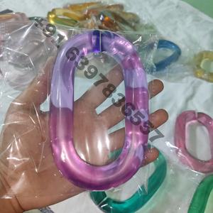 Cadena de Resina Multicolor Entrelazada, Material Decorativo para Pared, Accesorios de Instalación para Fondo de Habitación Interior, Adorno Colgante - Product Image 4