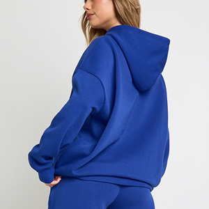 <b>Custom</b> DTF Womens Tracksuit OEM Personalized Casual Polyester Cotton Two Piece Set Hoodie Pants Fashion Street Wear Outfit - Product Image 4
