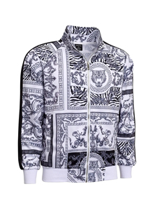 Vêtements d'entraînement pour sports d'équipe, 100% coton, séchage rapide, hiver, survêtement décontracté pour homme, personnalisable, sublimation, fermeture éclair intégrale, jogging - Product Image 5
