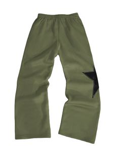 Pantalon en molleton de coton personnalisé durable coupe ajustée et confortable. Pantalon en molleton de coton chaud et respirant pour homme - Product Image 5