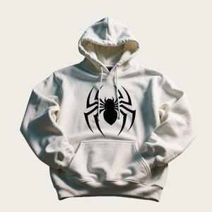 Nouveau Hoodie Universel Certifié Hiver ODM Street Fashion Imprimé Araignée Coton Polaire Écologique Séchage Rapide 350g Coupe Ample - Product Image 1