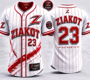 Camiseta de Béisbol Auténtica Personalizada de Primera Calidad al por Mayor, con Rayas Blancas y Grises sobre Verde, de Fabricante Pakistaní - Product Image 4