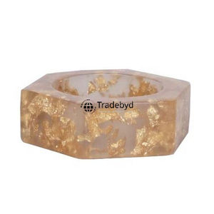 Anillo para Servilletas de Boda Hecho a Mano con Resina, Clásico, Duradero, Ecológico, Redondo de 2.5cm, Decoración de Lujo para Comedor, por Tradebyd - Product Image 2