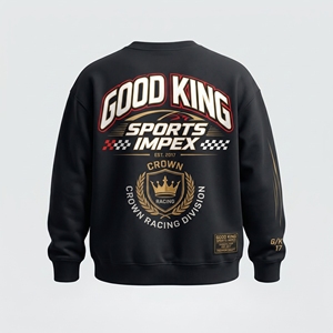 เสื้อสเวตเชิ้ตผู้ชายทรงปกติ คอกลม ผ้าฝ้ายฟลีซ 400 กรัม แบบถัก สำหรับฤดูหนาว ขายส่ง ปักโลโก้ เสื้อพูลโอเวอร์ลำลอง สตรีทแวร์ - Product Image 2