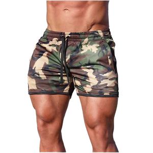 Pantalones Cortos Deportivos Formales de Verano para Hombre, Estilo Europeo Americano, Cintura Media, Cordón Ajustable, Tejido de Spandex/Poliéster de Secado Rápido - Product Image 1