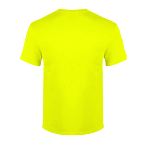 Camiseta Deportiva Personalizada Verde Neón para Hombre, Absorbente de Humedad, para Gimnasio, Running, Entrenamiento, Cuello Redondo, OEM, ODM - Product Image 4