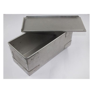 Good Quality Bulk Supply Non Stick Coated <b>Baking</b> Dishes & Pans Heavy Duty and <b>Oven</b> Safe 800g Bread Pan with Sliding Lid - Product Image 1