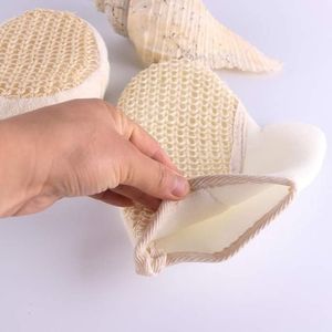 Gants de lavage en loofah pour un nettoyage en profondeur, gant exfoliant double face pour une exfoliation efficace, meilleure solution naturelle pour une peau lisse et claire - Product Image 4