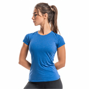 T-shirt Athlétique Léger pour Femme, T-shirts de Fitness et Musculation pour Femme, T-shirts d'Entraînement à Manches Courtes pour Femme - Product Image 3