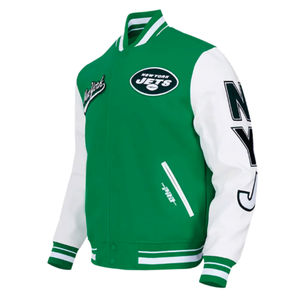 Chaqueta de Béisbol Varsity OEM 100% de Alta Calidad, Tendencia 2026, Cuello Alto, Lana/Poliéster, Transpirable, Ecológica, para Invierno - Product Image 1