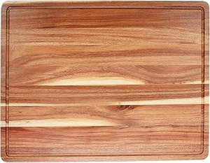 Planche à découper rectangulaire en bois de qualité supérieure pour la préparation et le service des aliments, surface lisse, idéale pour la cuisine (vente en gros) - Product Image 5