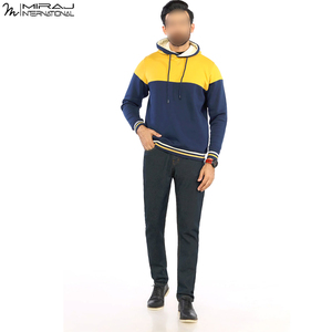 Sudadera con Capucha Personalizada de Dos Tonos, Unisex, Estilo Urbano, de Alta Calidad, Nueva Llegada, Cómoda, para Hombre, Ropa de Invierno - Product Image 4
