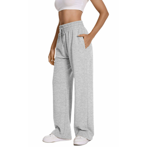 Pantalon évasé pour femme, de haute qualité, très vendu, pour l'hiver, décontracté et streetwear, respirant, en coton écologique, à jambes larges - Product Image 5