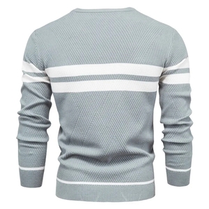 Sweat-shirts en molleton anti-rides à col rond et manches longues pour hommes, 100 % coton biologique, grandes tailles, vente en gros - Product Image 5