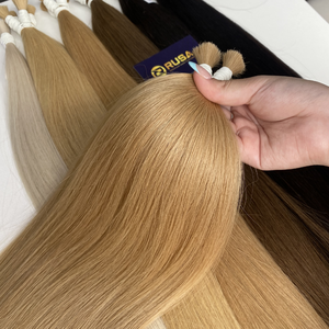 Rusahair Extensiones de Cabello Humano Virgen Vietnamita a Granel, Cabello Liso Natural con Puntas Completas, Trama Única para Salón, para Alargamiento - Product Image 6