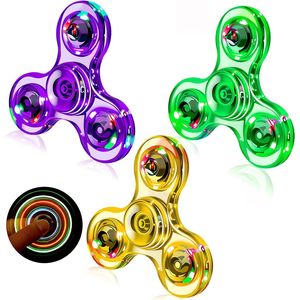 ชุดของเล่นสปินเนอร์ LED 3 ชิ้น สำหรับใส่ในถุงของขวัญ - Product Image 1