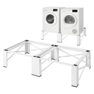 Piedistallo per Lavatrice Altezza 12 Pollici con Capacità di Carico 700 Libbre Piedini Antiscivolo Dimensioni 28,3 X 28,3 Parti per Elettrodomestici Lavatrice Asciugatrice - Product Image 1