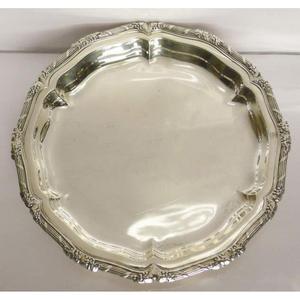 Hot Sell Silver Dish & <b>Plate</b> Floral Style Brass Charger <b>Plate</b> Custom Size Available <b>Decorative</b> <b>Plates</b> Dishwasher Safe - Product Image 5