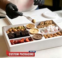 Boîtes cadeaux de pâtisserie de luxe entièrement personnalisables avec solutions d'emballage OEM/ODM et conception de logo/graphisme