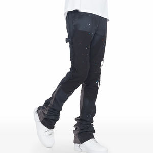 Pantalones Vaqueros de Mezclilla para Hombre, Corte Recto, Cierre de Botones, Ligeros, Casuales, Ajustados, Transpirables, Moda Urbana, Ropa de Exterior - Product Image 4