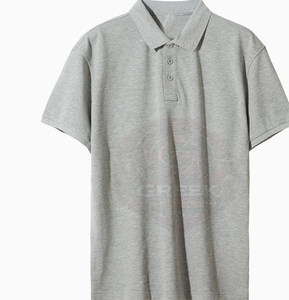 Polo homme élégant et ajusté en tissu mélange de coton doux, avec patte de boutonnage, col côtelé et design moderne - Product Image 5