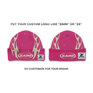ZAINI Premium 320GSM Acrylic Knit Beanie <b>Cap</b> Pink Winter <b>Hat</b> Unisex Adult Ski - Product Image 1