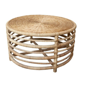 Console en rotin de haute qualité pour la décoration du salon, console d'entrée festonnée en rotin, fabrication artisanale, OEM personnalisé, Vietnam - Product Image 1